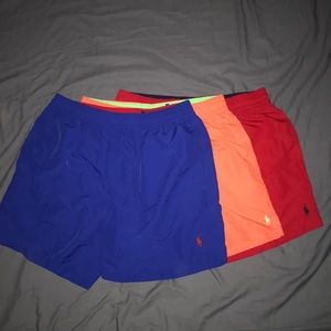 Polo By Ralph Lauren Swim Trunks Trio Men’s Large